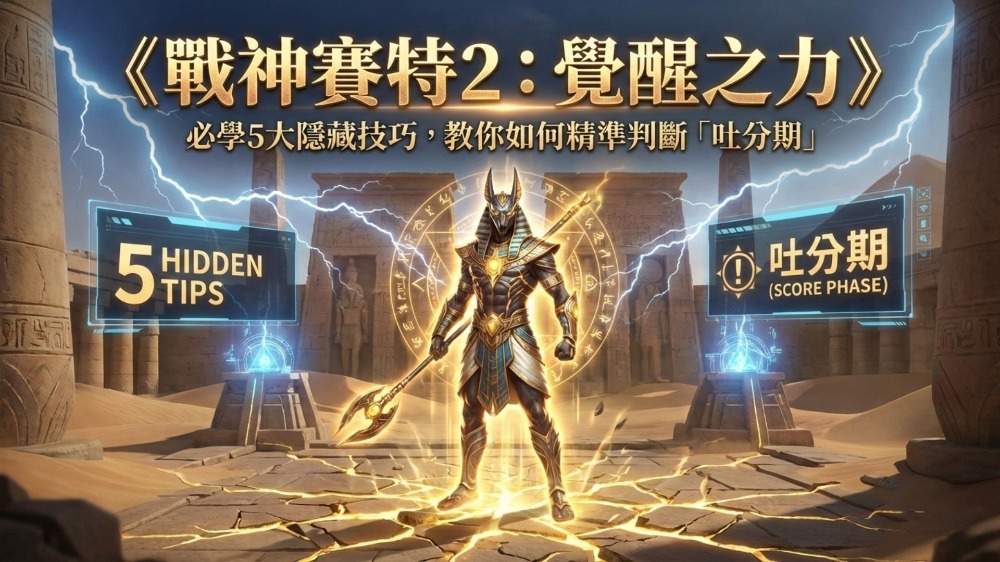《戰神賽特2：覺醒之力》必學5大隱藏技巧，教你如何精準判斷「吐分期」